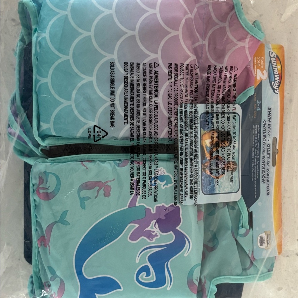 SwimWays Swim Step 2 First Paddle swim vest for children ages 2-4 years old